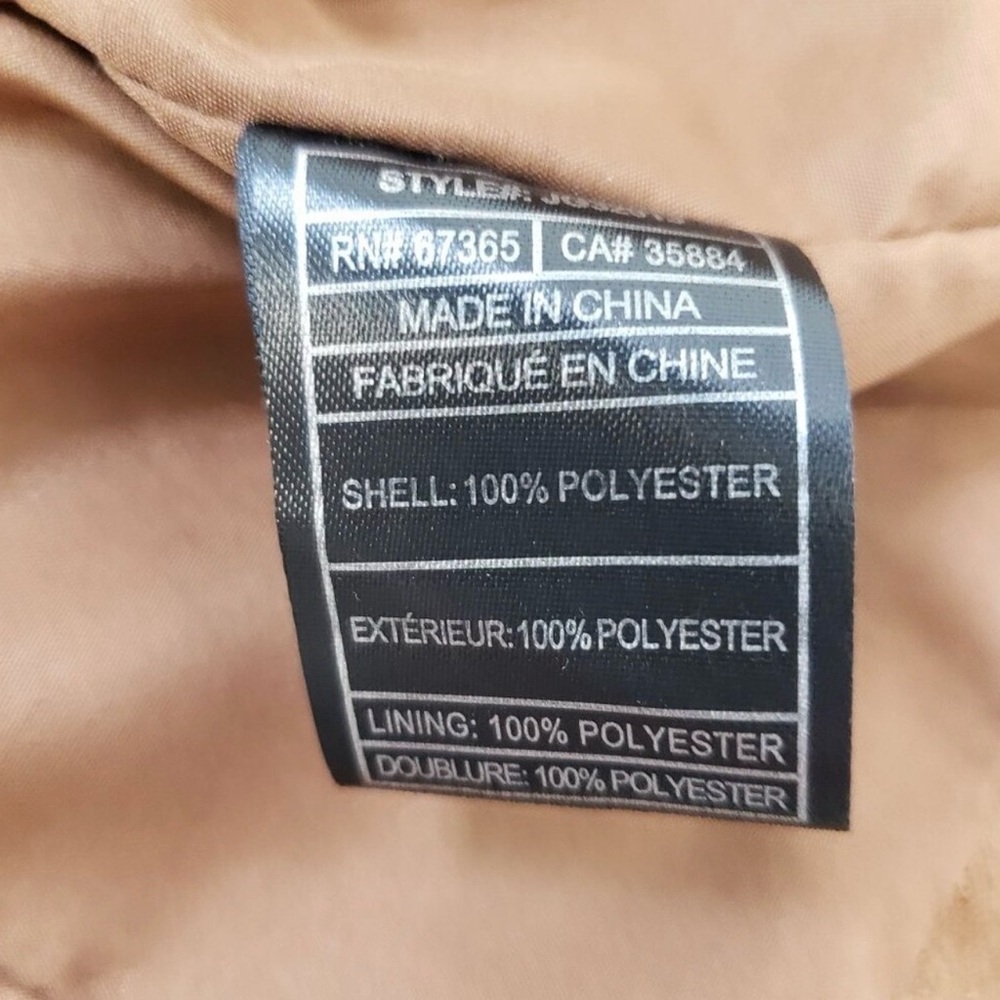 JACK by BB Dakota Faux Suede Moto Jacket Size Large - Picture 5 of 5